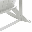 Adirondack Gyngestole 2 pcs Hvid HDPE