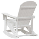 Adirondack Gyngestole 2 pcs Hvid HDPE