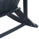 Adirondack Gyngestole 2 pcs Mørkeblå HDPE