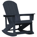 Adirondack Gyngestole 2 pcs Mørkeblå HDPE