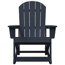 Adirondack Gyngestole 2 pcs Mørkeblå HDPE