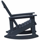Adirondack Gyngestole 2 pcs Mørkeblå HDPE