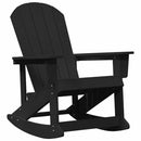 Adirondack Gyngestole 2 pcs Sort HDPE