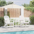 Have lounge sæt 3 pcs Hvid HDPE
