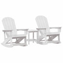 Have lounge sæt 3 pcs Hvid HDPE
