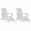 Have Stol 2 pcs Hvid 83 x 74 x 92 cm Polyethylen