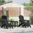 Have Stol 2 pcs Sort 83 x 74 x 92 cm Polyethylen