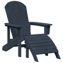Have Stol 3 pcs Marineblå Polyethylen