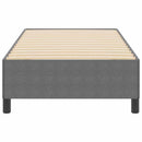 Box spring seng Lysegrå 90 x 190 cm Velourstof