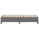 Box spring seng Lysegrå 90 x 190 cm Velourstof