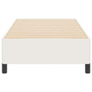 Box spring seng Cremefarvet 90 x 190 cm Velourstof