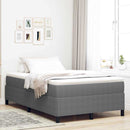 Box spring seng Lysegrå 120 x 190 cm Velourstof
