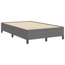 Box spring seng Lysegrå 120 x 190 cm Velourstof