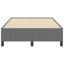 Box spring seng Lysegrå 120 x 190 cm Velourstof