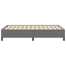 Box spring seng Lysegrå 120 x 190 cm Velourstof