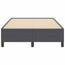Box spring seng Mørkegrå 120 x 200 cm Velourstof