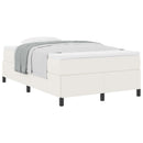 Box spring seng Cremefarvet 120 x 200 cm Velourstof