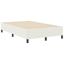 Box spring seng Cremefarvet 120 x 200 cm Velourstof