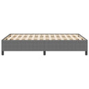 Box spring seng Lysegrå 160 x 200 cm Velourstof