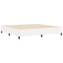Box spring seng Cremefarvet 200 x 200 cm Velourstof