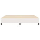 Box spring seng Cremefarvet 200 x 200 cm Velourstof
