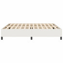 Box spring seng Cremefarvet 200 x 200 cm Velourstof
