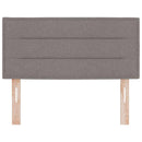 Hovedgærde Gråbrun 80 cm Stof