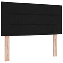 Hovedgærde Sort 90 cm Stof