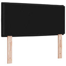 Hovedgærde Sort 100 cm Stof