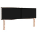 Hovedgærde Gråbrun 144 cm Stof