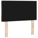 Hovedgærde Sort 80 cm Stof