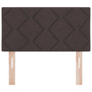 Hovedgærde Mørk Brun 80 cm Stof