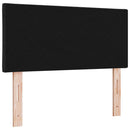 Hovedgærde Sort 100 cm Stof