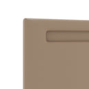LED sengegavl Cappuccino 90 cm Faux læder