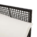 Have Stol med pude 2 pcs Sort 55 x 53 x 85 cm polyrattan