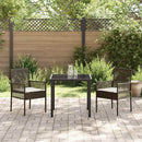 Have Stol med pude 2 pcs Brun 55 x 53 x 85 cm polyrattan