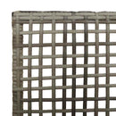 Have Stol med pude 2 pcs Grå 55 x 53 x 85 cm polyrattan