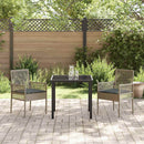 Have Stol med pude 2 pcs Grå 55 x 53 x 85 cm polyrattan