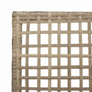 Have Stol med pude 2 pcs Beige 55 x 53 x 85 cm polyrattan