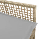 Have Stol med pude 2 pcs Beige 55 x 53 x 85 cm polyrattan