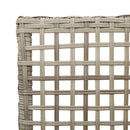 Have Stol med pude 2 pcs Lysegrå 55 x 53 x 85 cm polyrattan