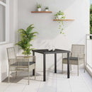 Have Stol med pude 2 pcs Lysegrå 55 x 53 x 85 cm polyrattan