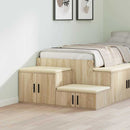 Opbevaringsskab 2 pcs Sonoma eg 127 x 41 x 40 cm