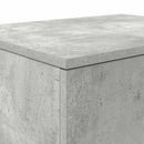Opbevaringsskab 2 pcs Beton Grå 127 x 41 x 40 cm