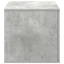 Opbevaringsskab 2 pcs Beton Grå 127 x 41 x 40 cm