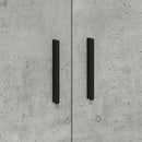 Opbevaringsskab 2 pcs Beton Grå 118 x 41 x 40 cm