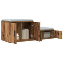 Opbevaringsskab 2 pcs Gammelt træ 118 x 41 x 40 cm
