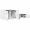 Opbevaringsskab 2 pcs Hvid 108 x 41 x 40 cm Konstrueret træ