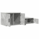 Opbevaringsskab 2 pcs Beton Grå 108 x 41 x 40 cm