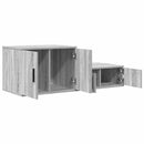 Opbevaringsskab 2 pcs Grå Sonoma 108 x 41 x 40 cm